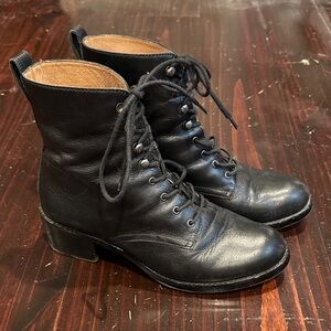 Madewell Patti Boot Black Combat Grunge boot US9 GUC